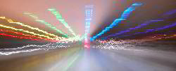 Effektfoto Regenbogenbrücke >