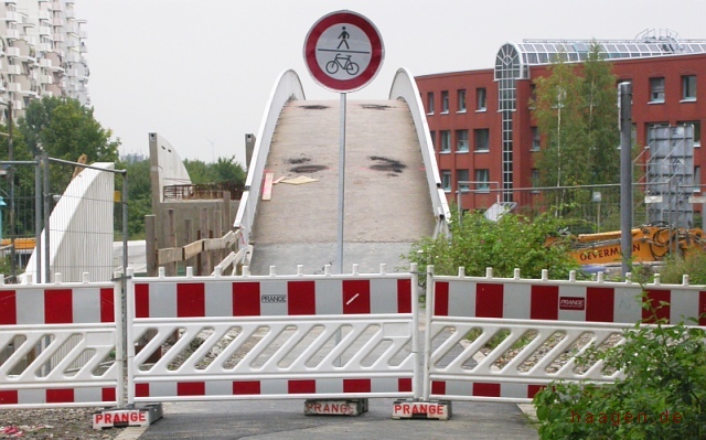 Abriss Regenbogenbrücke August 2008