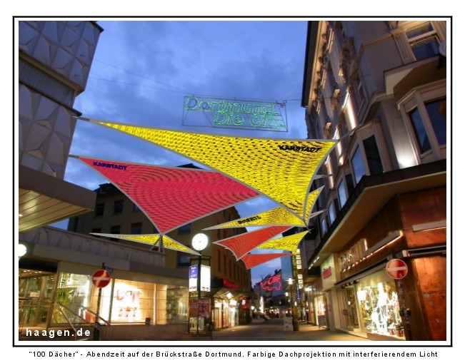 [ Ansicht mit farbigem 'Interferenzlicht' ]